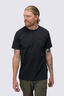 Macpac Men's Vintage Embroidered Fairtrade Organic Cotton Short Sleeve T-Shirt, BLACK MARLE, hi-res