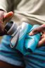 HydraPak Flux Bottle &mdash; 1L, Blue, hi-res