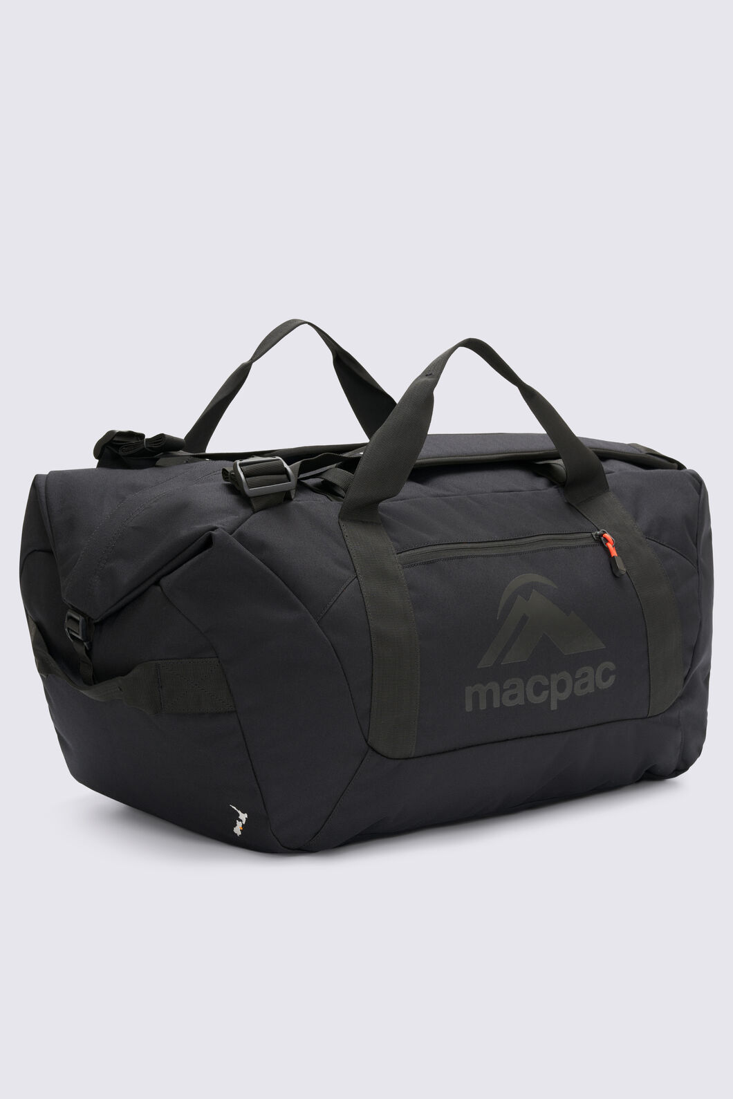 Macpac 80L Duffel Bag, Black/Black, hi-res