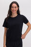 Macpac Women's Boxy T-Shirt, Black, hi-res