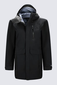 Macpac Women's Copland Raincoat, Black, hi-res