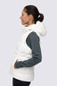 Macpac Women's Aurora Hooded Down Vest, Tofu, hi-res