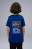 Macpac Kids&rsquo; Summer Mountain T-Shirt, Surf The Web, hi-res