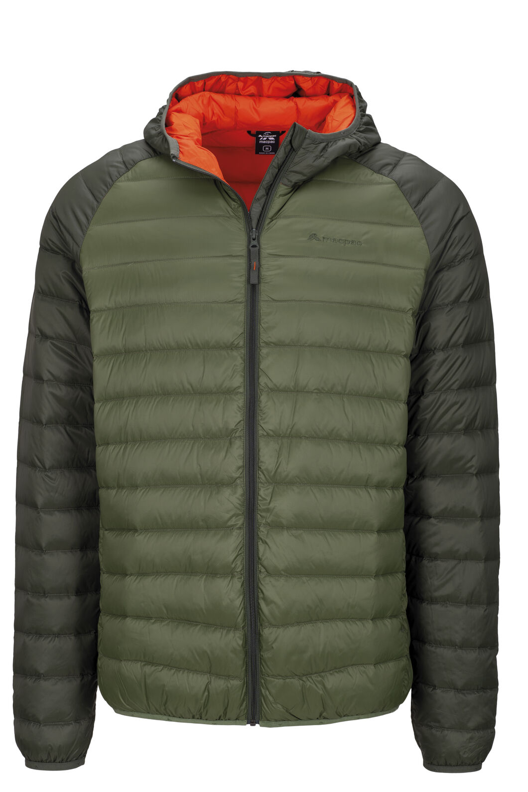Macpac Men's Uber Light Hooded Down Jacket, Kombu/Bronze Green, hi-res