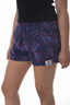 Macpac Women's Winger Shorts, Black Iris Print, hi-res