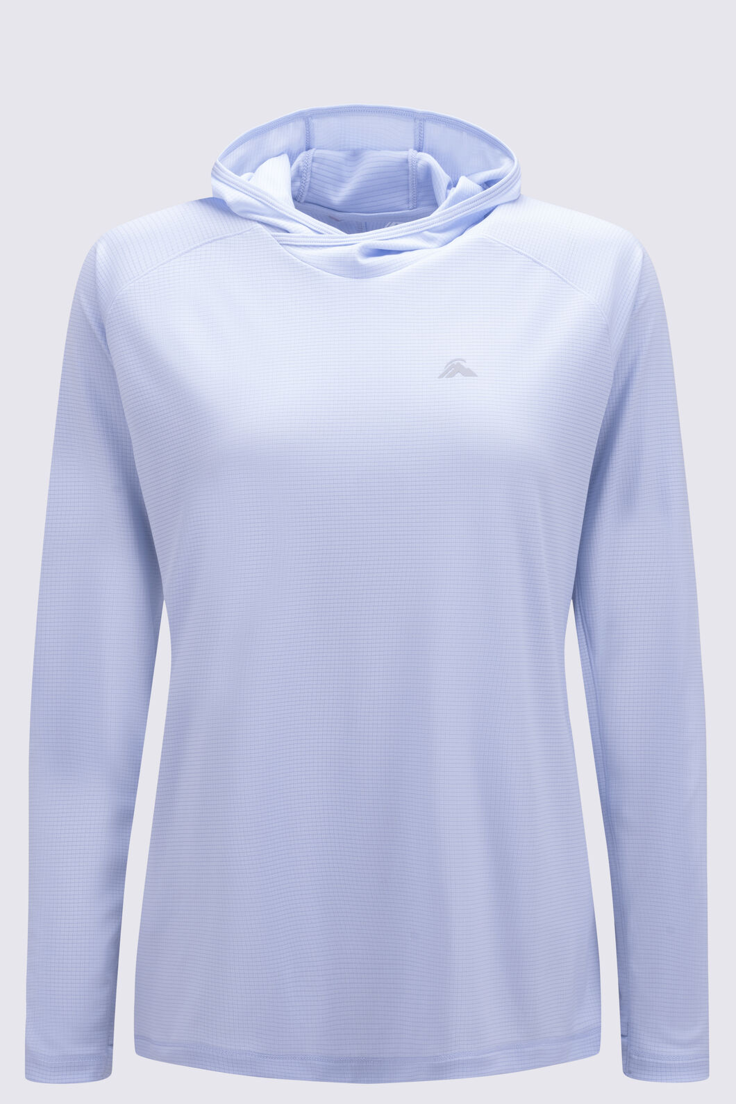 Macpac Women's Trail Long Sleeve Hooded T-Shirt, Xenon Blue, hi-res