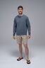 Macpac Men&rsquo;s 280 Merino Long Sleeve Crew, Stormy Weather Marle, hi-res