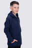 Macpac Kids' Tui Fleece Jacket, Navy, hi-res