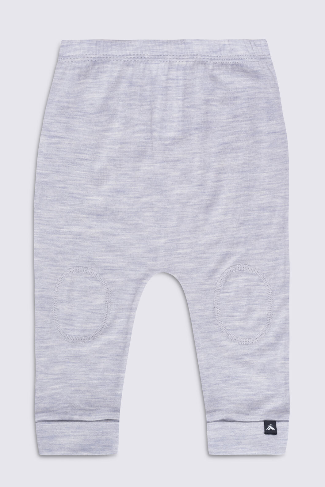 Macpac Baby 150 Merino Long Johns, Light Grey Marle, hi-res