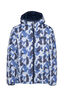 Macpac Kids' Pulsar Alpha Hooded Insulated Jacket, Blue Camo/Black Iris, hi-res