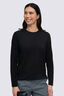 Macpac Women's Eva Long Sleeve T-Shirt, Black, hi-res