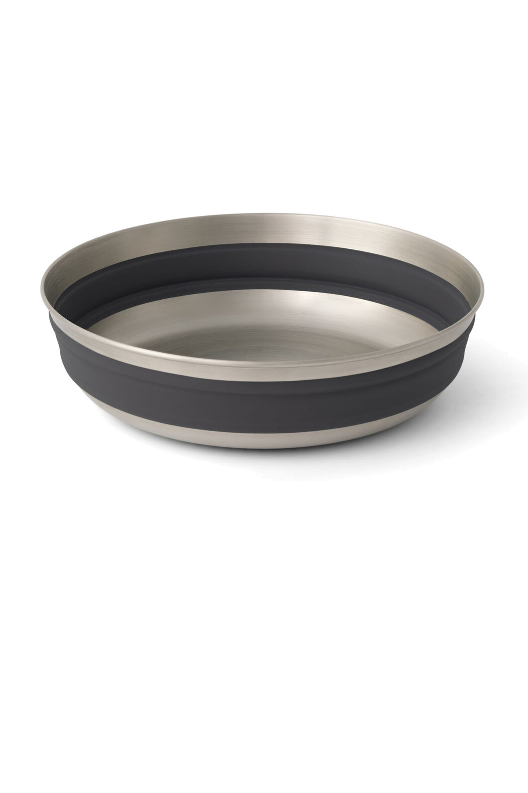 Sea to Summit Detour Stainless Steel Collapsible Bowl — L, Beluga, hi-res