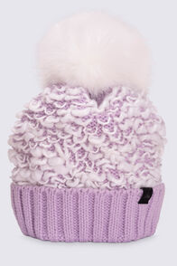 Macpac Snow Pom Pom Beanie, Lavender Frost, hi-res