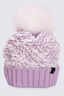 Macpac Snow Pom Pom Beanie, Lavender Frost, hi-res