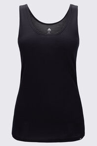 Macpac Women's 150 Merino Singlet, Black, hi-res