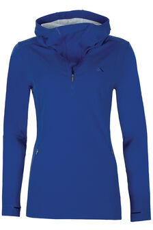 Macpac Women's Glacier 280 Merino Blend Hooded Pullover, Monaco