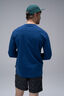 Macpac Men's Vintage Embroidered Fairtrade Organic Cotton Long Sleeve T-Shirt, Navy Peony, hi-res
