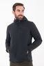 Macpac Men's Sabre Hooded Softshell Jacket, Black Iris/Citronelle, hi-res