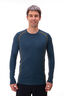 Macpac Men's 150 Merino Long Sleeve Top, Orion Blue/Dried Tussock, hi-res