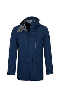 Macpac Resolution Pertex&reg; Rain Jacket - Men's, Black Iris, hi-res