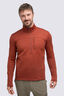 Macpac Men's Kepler Pullover, Burnt Henna, hi-res