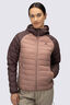 Macpac Women's Uber Light Hooded Down Jacket ♺, Huckleberry/Burlwood, hi-res