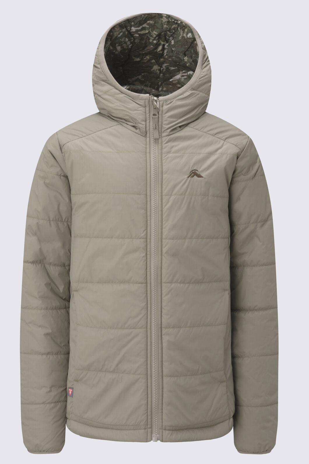 Macpac Kids' Pulsar Alpha Hooded Insulated Jacket, Overland Trek Camo Print, hi-res