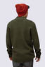 Macpac Men's Hearth Merino Pullover, GREEN MARLE, hi-res