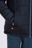 Macpac Kids' Pulsar Alpha Hooded Insulated Jacket, Black/Mountain Print, hi-res
