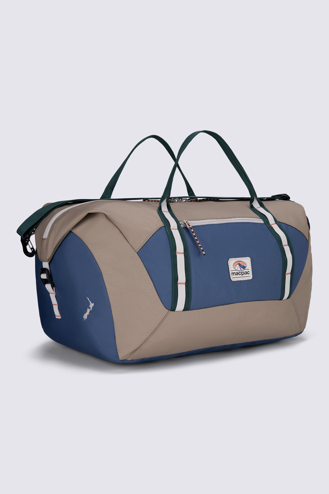 Macpac Wilderness 50L Duffel Bag, Ensign Blue/Lead Gray, hi-res