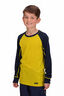 Macpac Kids' Geothermal Long Sleeve Top, Citronelle/Navy, hi-res