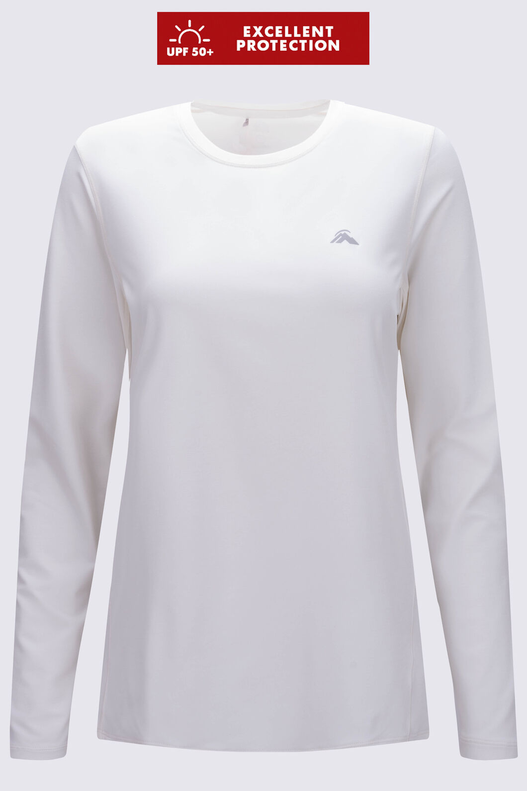 Macpac Women's brrr&deg; Long Sleeve T-Shirt, Cloud Dancer, hi-res