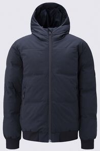 Macpac Kids' Riley Insulated Hooded Jacket, Black, hi-res