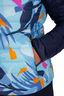 Macpac Women's Uber Light Hooded Down Jacket, Botanical Print, hi-res