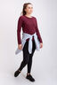 Macpac Women's Limitless Long Sleeve T-Shirt, Fig, hi-res