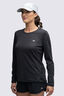 Macpac Women's brrr° Long Sleeve T-Shirt, BLACK MARLE, hi-res
