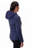 Macpac Women's Uber Light Hooded Down Jacket, Black Iris/Glacier Grey, hi-res