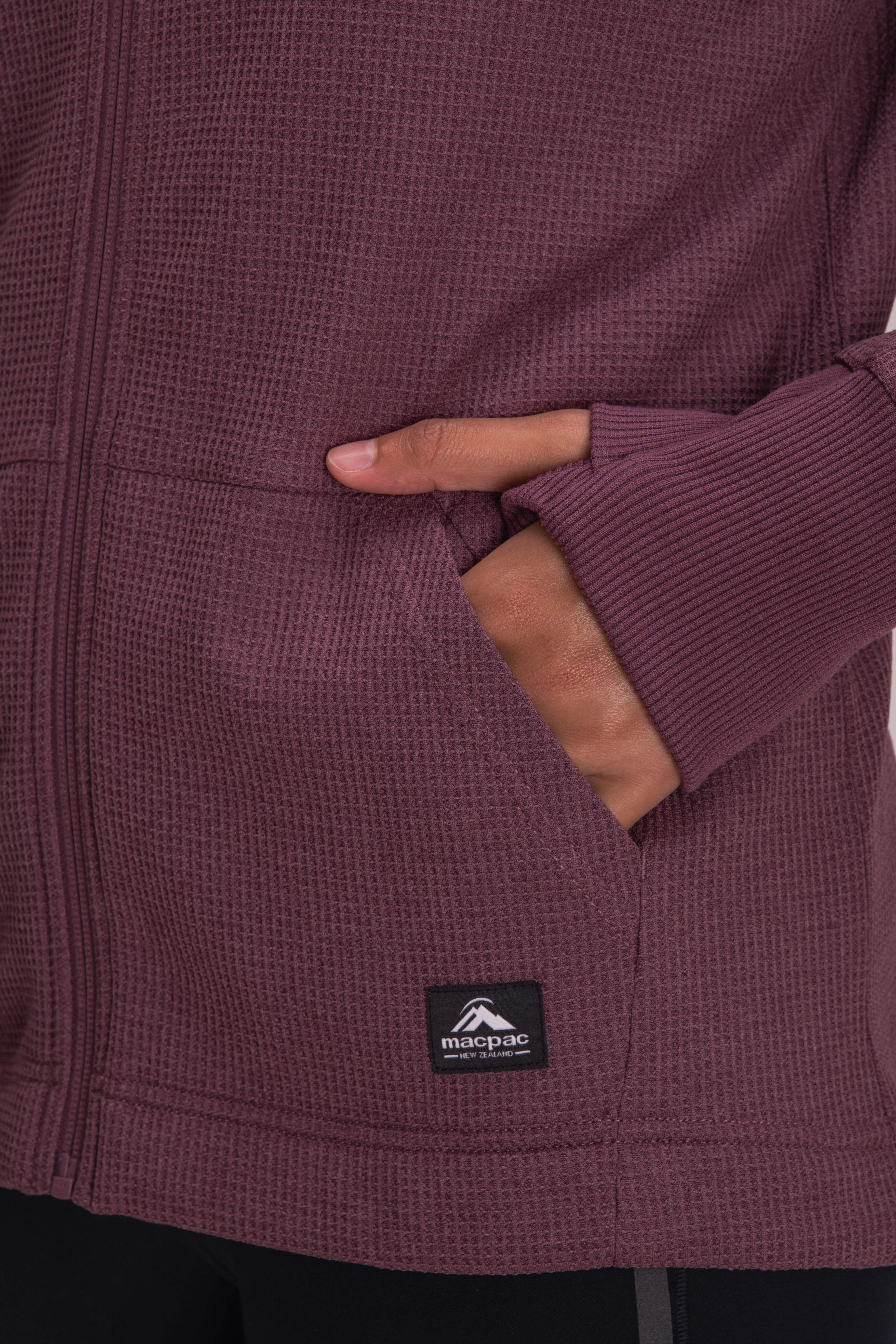 Macpac waffle on sale sherpa hoody