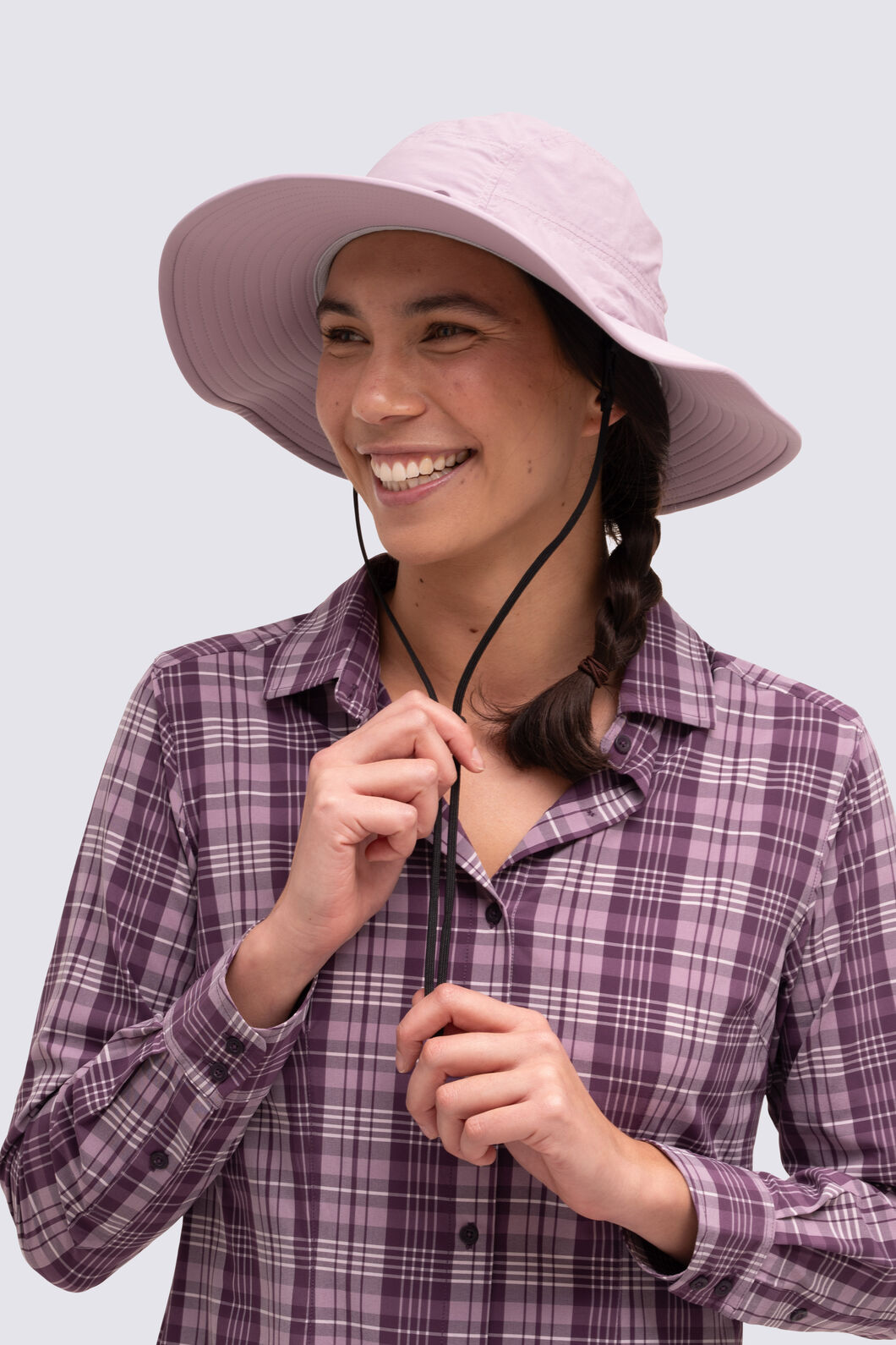 Macpac Nylon Hat, Seafog, hi-res