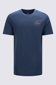 Macpac Men's Olympus Merino 180 T-Shirt, Midnight Navy, hi-res