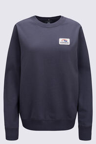 Macpac Women's Fairtrade Organic Cotton Crew, Periscope, hi-res