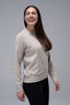 Macpac Women&rsquo;s 280 Merino Long Sleeve Crew, Moonbeam Marle, hi-res