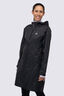 Macpac Women&rsquo;s Mistral Long Raincoat, Black, hi-res
