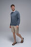 Macpac Men&rsquo;s 280 Merino Long Sleeve Crew, Stormy Weather Marle, hi-res