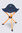 Macpac Tripod Stool V2, Naval Acadamy/Orange, hi-res