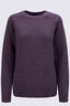 Macpac Women's Hearth Merino Long Sleeve Crew, Cadet Marle, hi-res