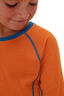 Macpac Kids' Geothermal Long Sleeve Top, Russet Orange, hi-res