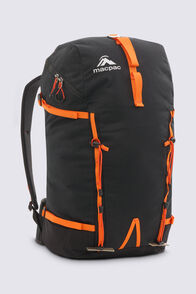 Macpac Pursuit AzTec&reg; 40L Alpine Backpack, Black/Red Orange, hi-res