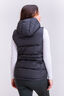 Macpac Women's Aurora Hooded Down Vest, Black, hi-res