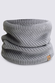 Macpac Merino Blend Knit Neck Gaiter, LIGHT GREY, hi-res